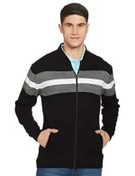 Men's Acrylic Round Neck Blouson Sweater