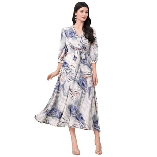 Women's Multicolor Cotton Sleeveless Maxi Dresses |Long Dress for Women| One Piece Western Dress for Women