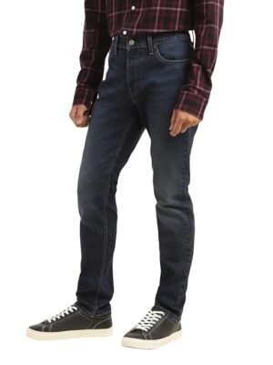 Men's  Slim Fit Mid Rise Jeans(Dark Navy)