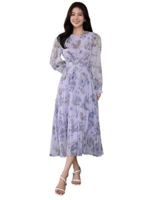 Dress for Women || Western Dresses for Women || One Piece Maxi Dress ( Purple)