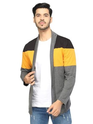 Full Sleeve Cotton Open Long Cardigan | Round Neck | Regular Fit | Casual Wear Shrug for Men | Fashion Wear Cardigan | Shrug for Men