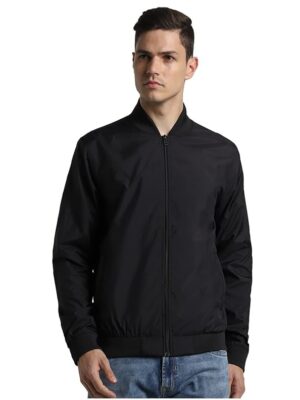Black Men's A-Line Coat